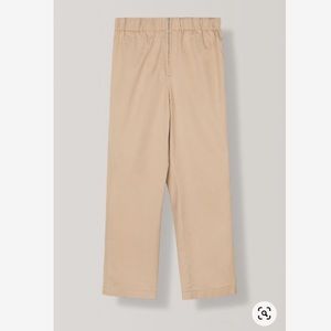 HEWSON GANNI ELASTIC WAIST KHAKI TROUSERS